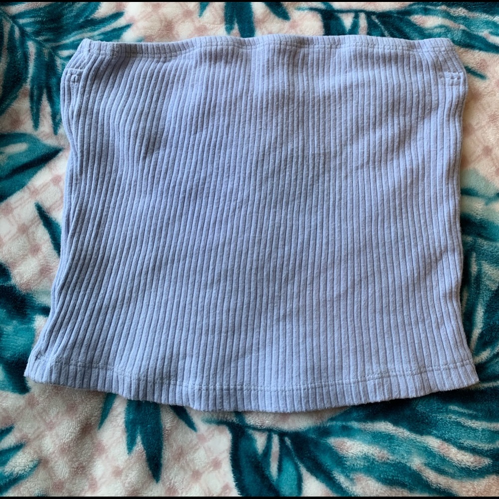 Baby Blue Tube Top
